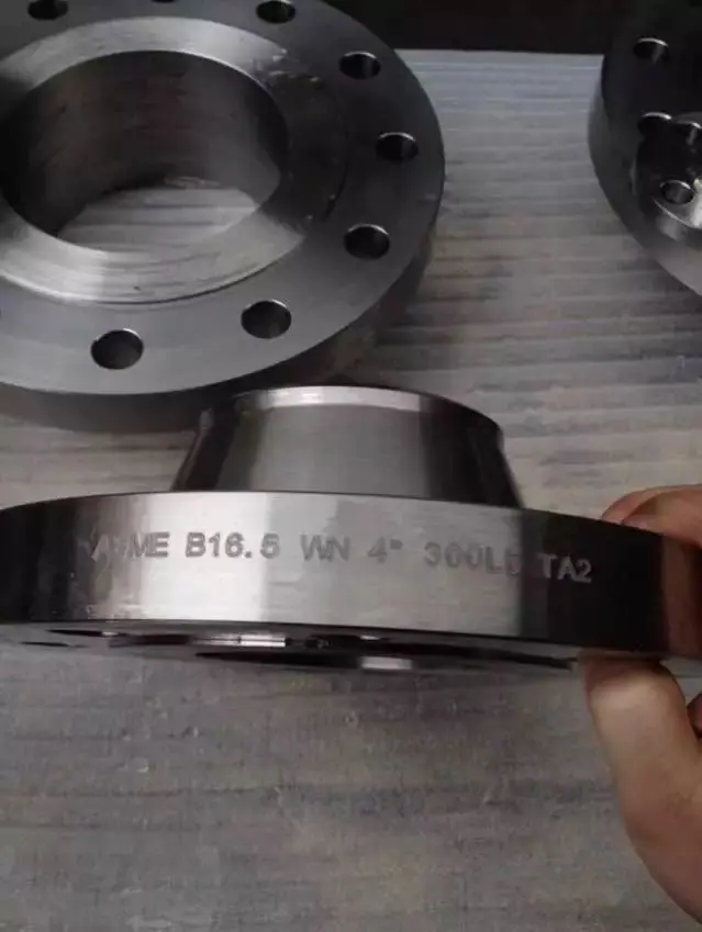 Flange raised face with bolt holes